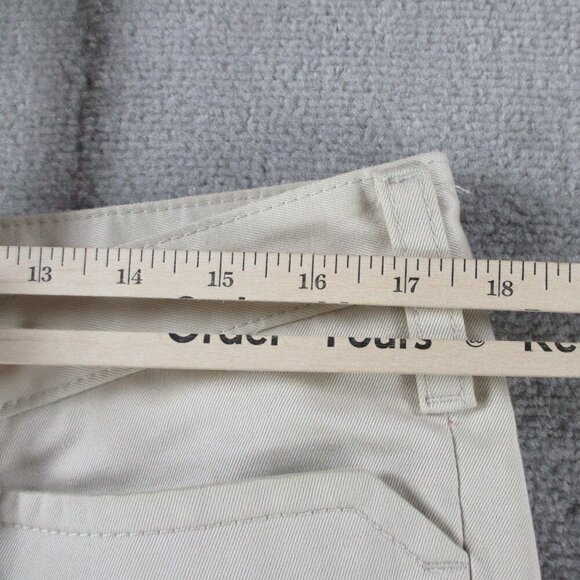 Dsquared Sexy Cargo Shorts Mens 46 Beige Made in Italy Patches Arrow Button Fly - Picture 11 of 13